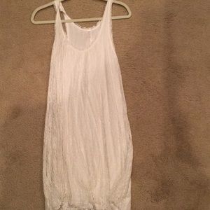 Free people white lace dress